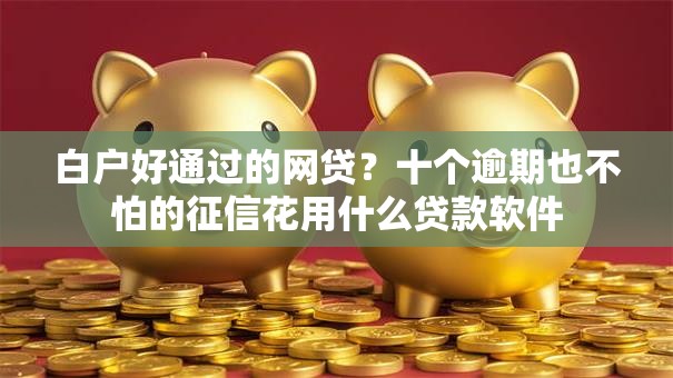 白户好通过的网贷？十个逾期也不怕的征信花用什么贷款软件