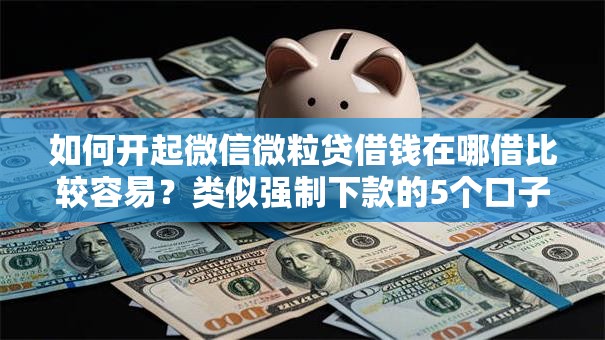 如何开起微信微粒贷借钱在哪借比较容易?类似强制下款的5个口子参考 如何开起微信微粒贷借钱在哪借比较容易?类似强制下款的5个口子参考