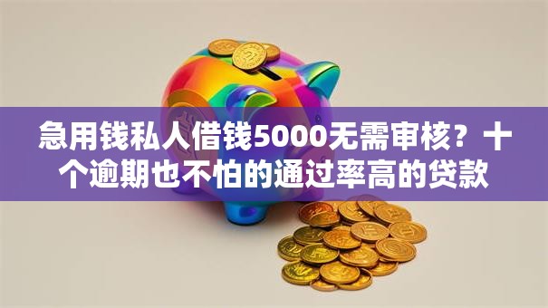 急用钱私人借钱5000无需审核？十个逾期也不怕的通过率高的贷款平台