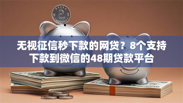 无视征信秒下款的网贷？8个支持下款到微信的48期贷款平台