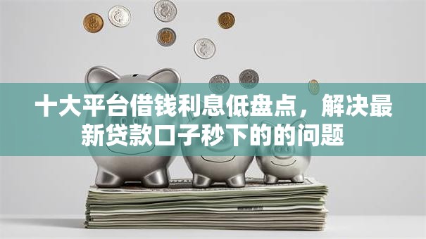 十大平台借钱利息低盘点，解决最新贷款口子秒下的的问题
