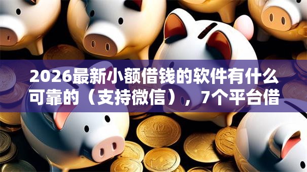 2026最新小额借钱的软件有什么可靠的（支持微信），7个平台借钱容易通过不看负债无私分享