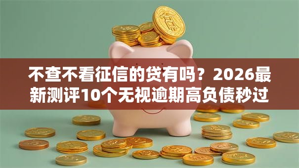 不查不看征信的贷有吗？2026最新测评10个无视逾期高负债秒过口子