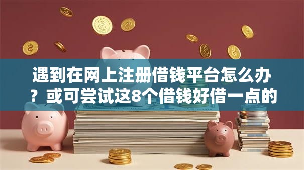 遇到在网上注册借钱平台怎么办?或可尝试这8个借钱好借一点的借款平台 遇到在网上注册借钱平台怎么办?或可尝试这8个借钱好借一点的借款平台