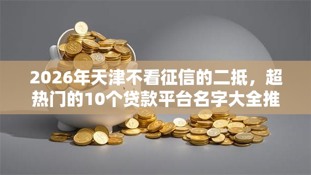 2026年天津不看征信的二抵，超热门的10个贷款平台名字大全推荐