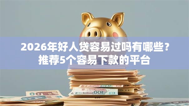 2026年好人贷容易过吗有哪些？推荐5个容易下款的平台