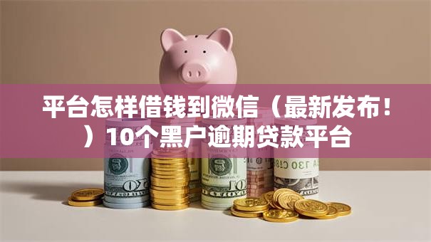 平台怎样借钱到微信（最新发布！）10个黑户逾期贷款平台
