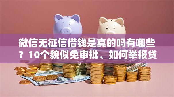 微信无征信借钱是真的吗有哪些？10个貌似免审批、如何举报贷款平台合集