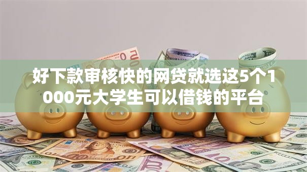 好下款审核快的网贷就选这5个1000元大学生可以借钱的平台