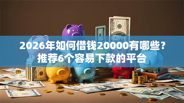 2026年如何借钱20000有哪些?推荐6个容易下款的平台 2026年如何借钱20000有哪些?推荐6个容易下款的平台