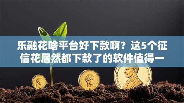 乐融花啥平台好下款啊？这5个征信花居然都下款了的软件值得一试