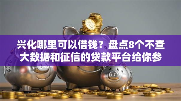 兴化哪里可以借钱？盘点8个不查大数据和征信的贷款平台给你参考