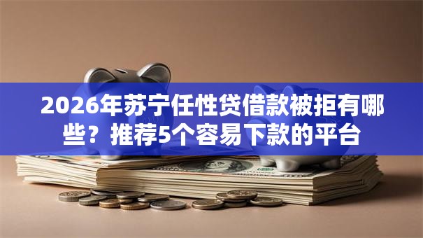 2026年苏宁任性贷借款被拒有哪些？推荐5个容易下款的平台