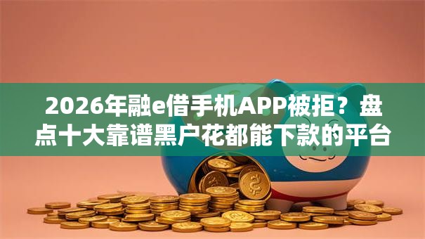 2026年融e借手机APP被拒？盘点十大靠谱黑户花都能下款的平台啊
