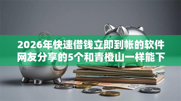 2026年快速借钱立即到帐的软件网友分享的5个和青橙山一样能下款的口子我觉得不错！