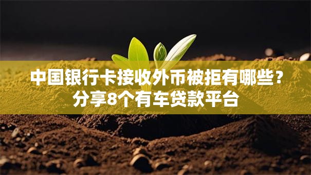 中国银行卡接收外币被拒有哪些？分享8个有车贷款平台
