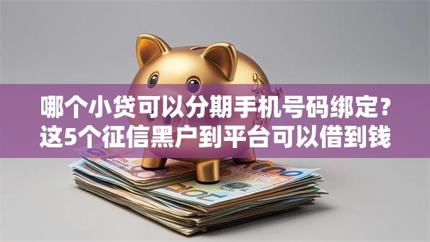 哪个小贷可以分期手机号码绑定？这5个征信黑户到平台可以借到钱值得一试