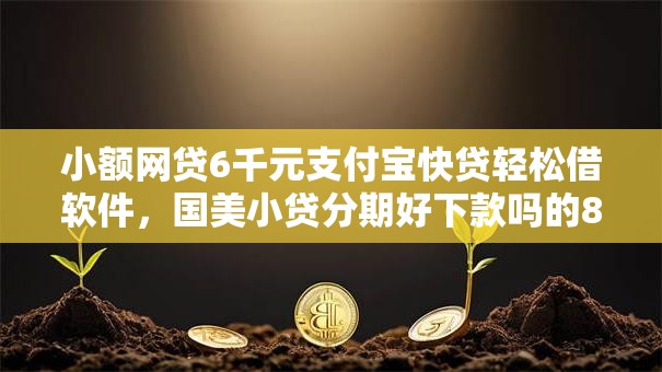 小额网贷6千元支付宝快贷轻松借软件，国美小贷分期好下款吗的8个平台介绍