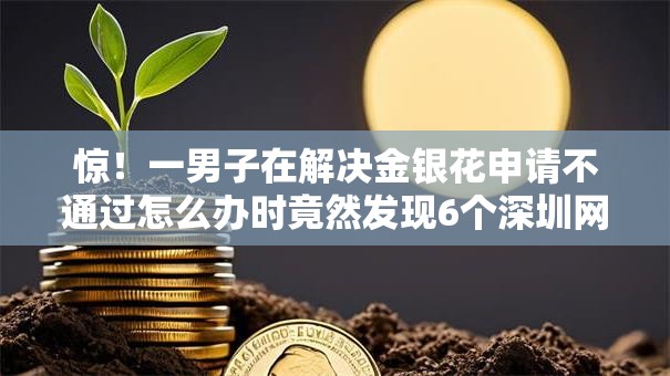 惊!一男子在解决金银花申请不通过怎么办时竟然发现6个深圳网贷平台,事后分享了出来 惊!一男子在解决金银花申请不通过怎么办时竟然发现6个深圳网贷平台,事后分享了出来