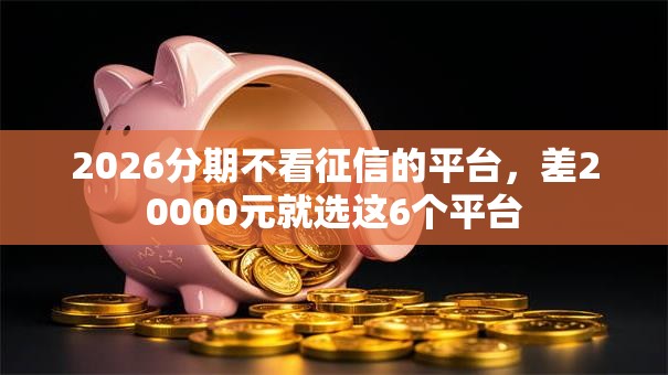 2026分期不看征信的平台，差20000元就选这6个平台