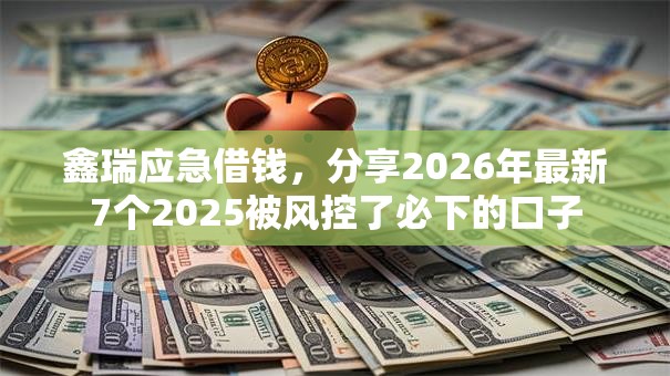 鑫瑞应急借钱，分享2026年最新7个2025被风控了必下的口子