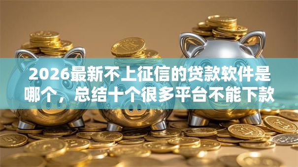 2026最新不上征信的贷款软件是哪个，总结十个很多平台不能下款还其他平台！