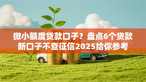 微小额度贷款口子?盘点6个贷款新口子不查征信2025给你参考 微小额度贷款口子?盘点6个贷款新口子不查征信2025给你参考