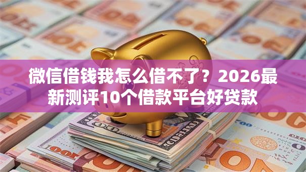 微信借钱我怎么借不了？2026最新测评10个借款平台好贷款