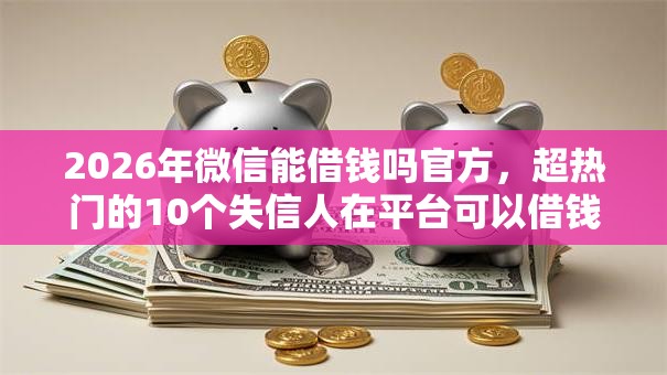 2026年微信能借钱吗官方,超热门的10个失信人在平台可以借钱推荐 2026年微信能借钱吗官方,超热门的10个失信人在平台可以借钱推荐