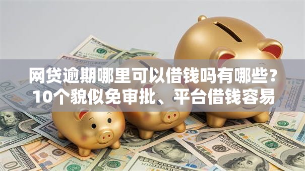 网贷逾期哪里可以借钱吗有哪些？10个貌似免审批、平台借钱容易通过合集