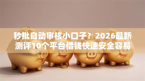 秒批自动审核小口子？2026最新测评10个平台借钱快速安全容易通过
