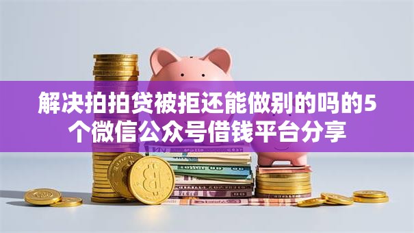 解决拍拍贷被拒还能做别的吗的5个微信公众号借钱平台分享