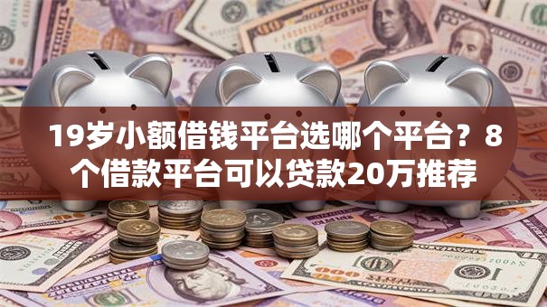 19岁小额借钱平台选哪个平台？8个借款平台可以贷款20万推荐
