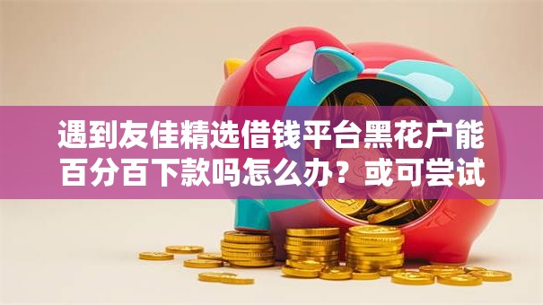 遇到友佳精选借钱平台黑花户能百分百下款吗怎么办？或可尝试这8个放水的贷款口子