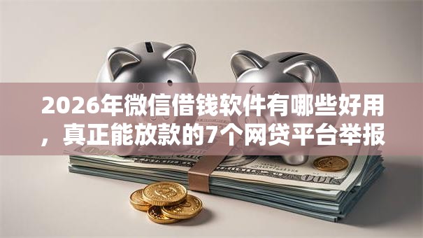 2026年微信借钱软件有哪些好用，真正能放款的7个网贷平台举报网站推荐