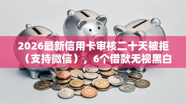 2026最新信用卡审核二十天被拒（支持微信），6个借款无视黑白100%秒过无私分享