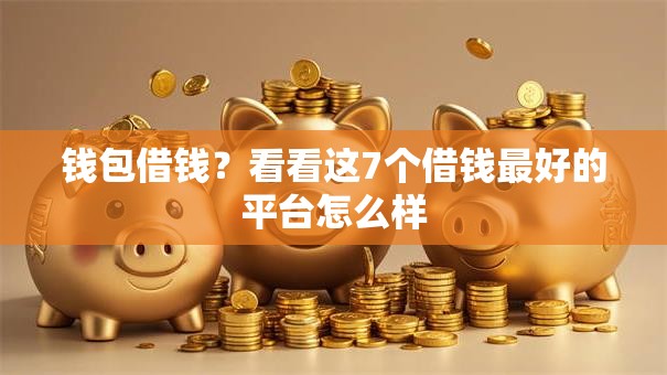 钱包借钱？看看这7个借钱最好的平台怎么样