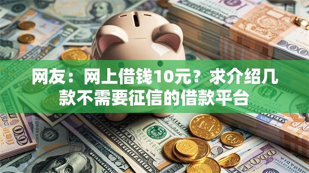 网友：网上借钱10元？求介绍几款不需要征信的借款平台