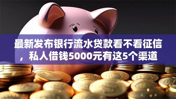最新发布银行流水贷款看不看征信，私人借钱5000元有这5个渠道