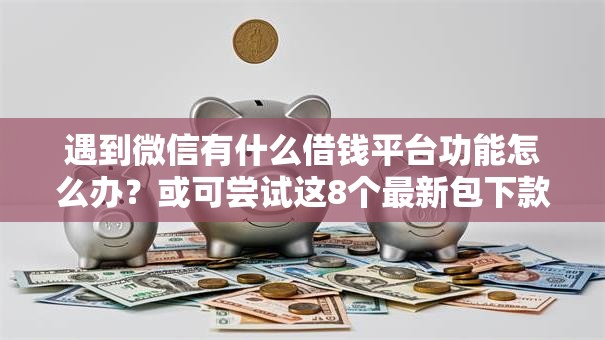 遇到微信有什么借钱平台功能怎么办？或可尝试这8个最新包下款口子