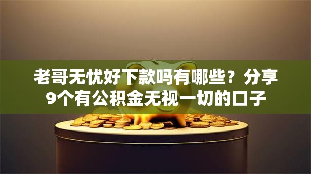 老哥无忧好下款吗有哪些?分享9个有公积金无视一切的口子 老哥无忧好下款吗有哪些?分享9个有公积金无视一切的口子