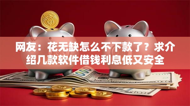 网友：花无缺怎么不下款了？求介绍几款软件借钱利息低又安全
