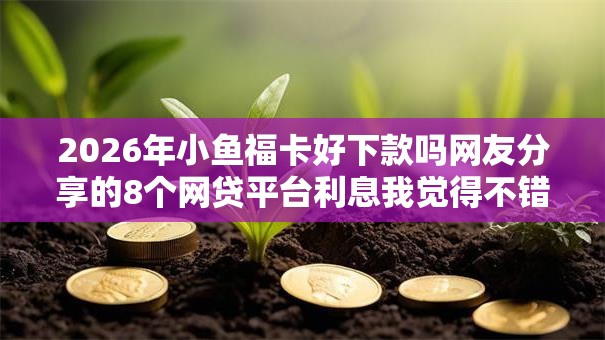 2026年小鱼福卡好下款吗网友分享的8个网贷平台利息我觉得不错！