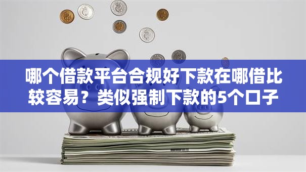 哪个借款平台合规好下款在哪借比较容易？类似强制下款的5个口子参考