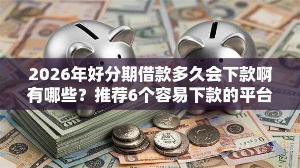 2026年好分期借款多久会下款啊有哪些？推荐6个容易下款的平台
