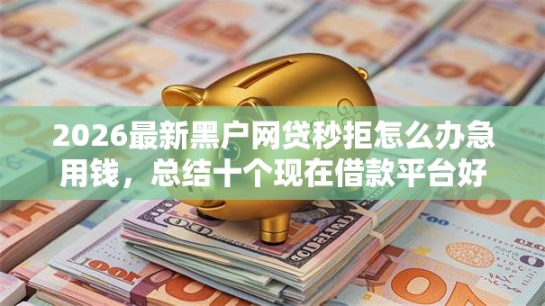 2026最新黑户网贷秒拒怎么办急用钱，总结十个现在借款平台好借钱！
