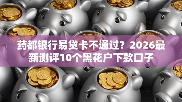 药都银行易贷卡不通过？2026最新测评10个黑花户下款口子