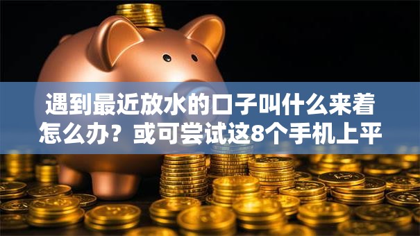 遇到最近放水的口子叫什么来着怎么办？或可尝试这8个手机上平台好借钱