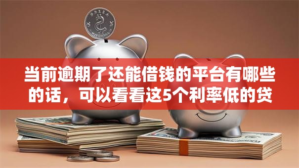 当前逾期了还能借钱的平台有哪些的话，可以看看这5个利率低的贷款平台