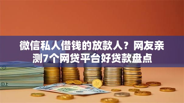微信私人借钱的放款人?网友亲测7个网贷平台好贷款盘点 微信私人借钱的放款人?网友亲测7个网贷平台好贷款盘点